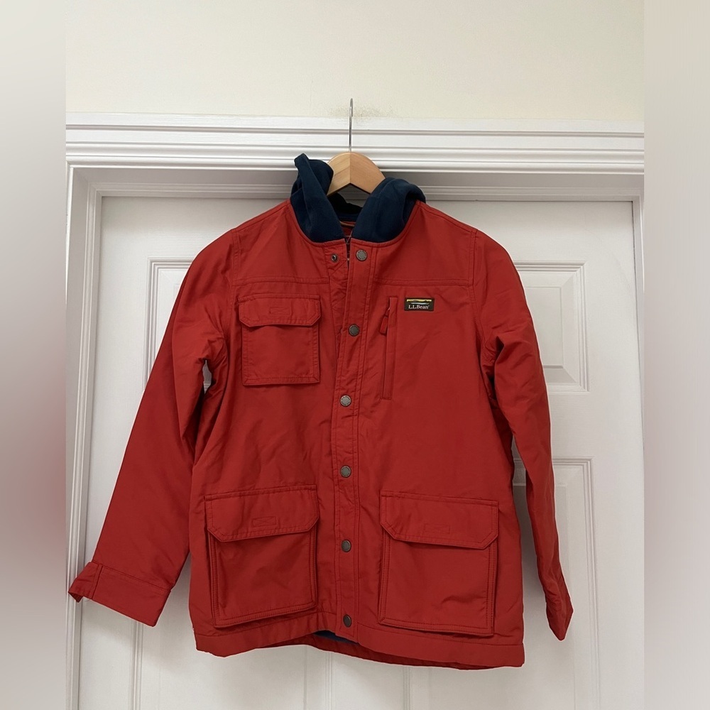 NWT LL Bean Kids' Mountain Classic Water-Resistant Shirt Jacket kids 14-16